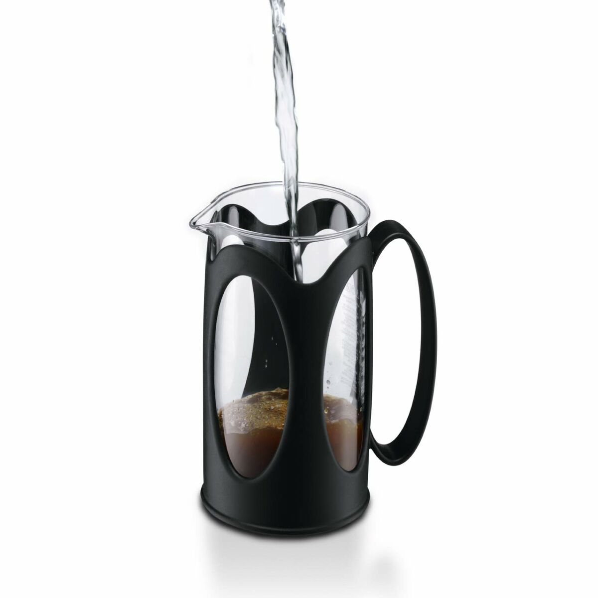 Cafetière with Plunger Bodum 1 L Black-2