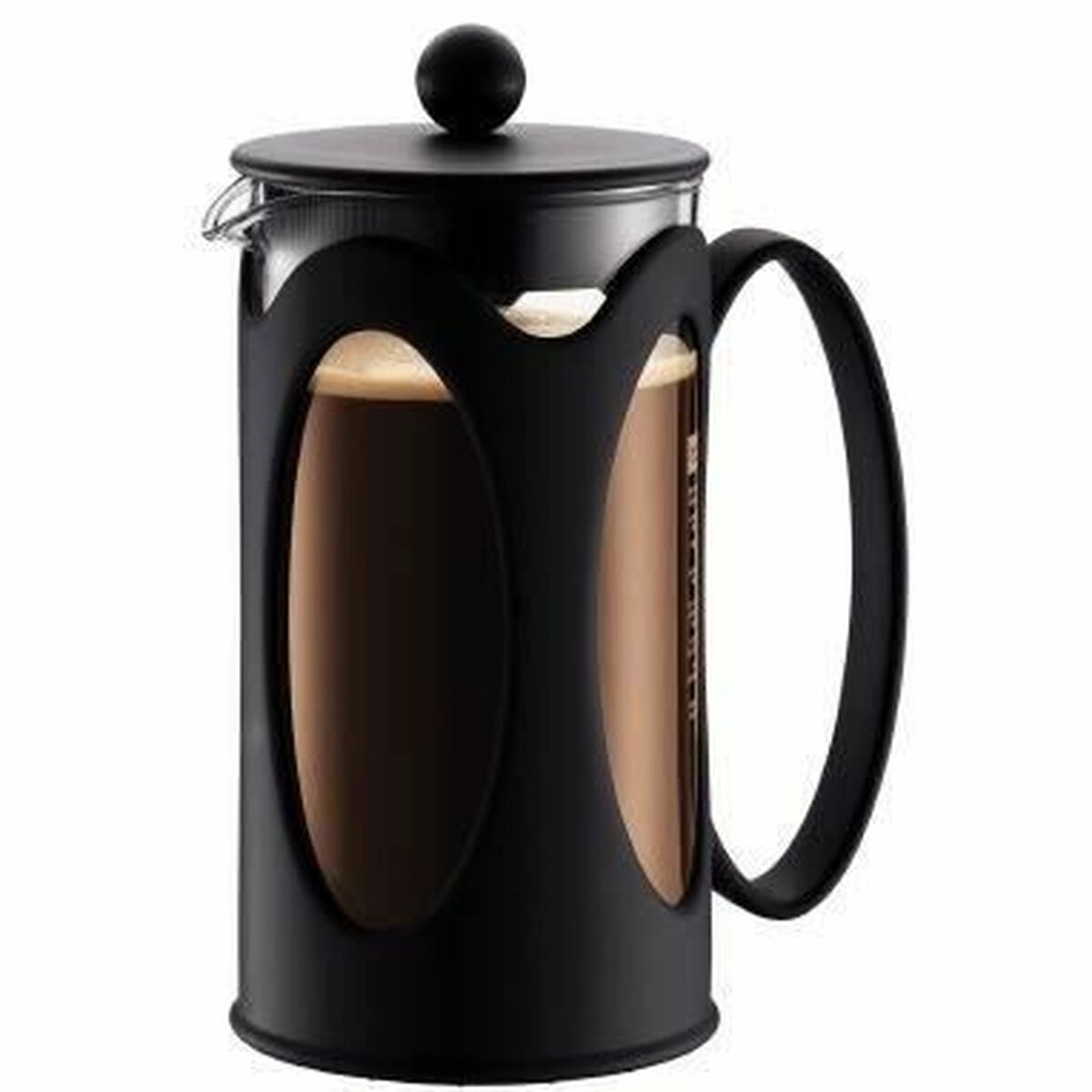 Cafetière with Plunger Bodum 1 L Black-0