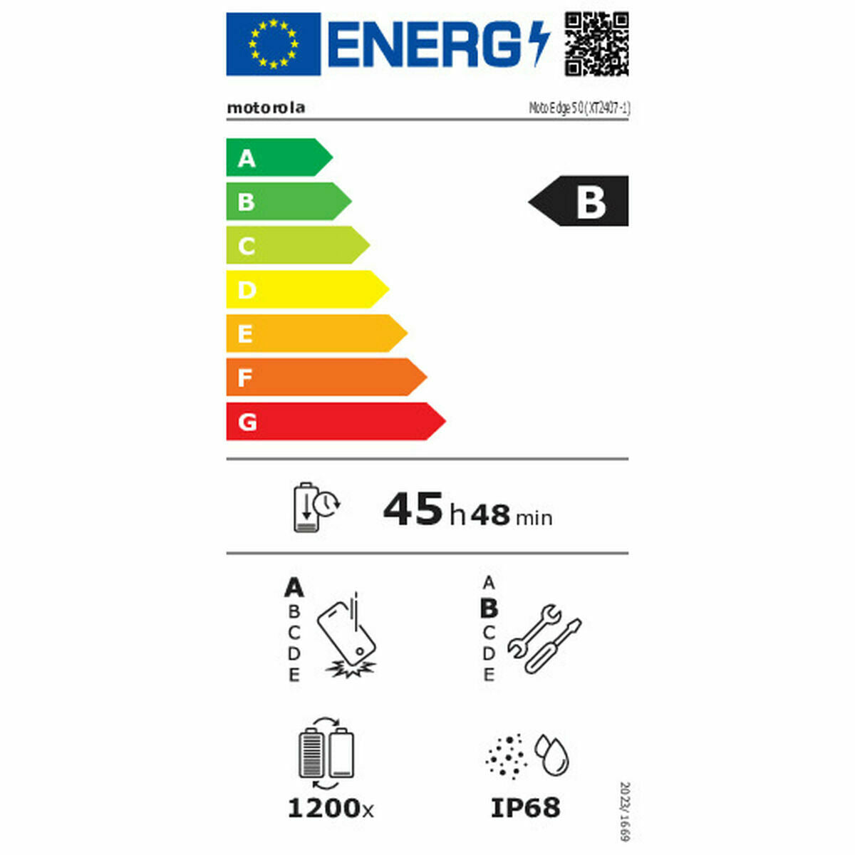 Smartphone Motorola Edge 50 12 GB RAM 512 GB Grey 6,67"-1