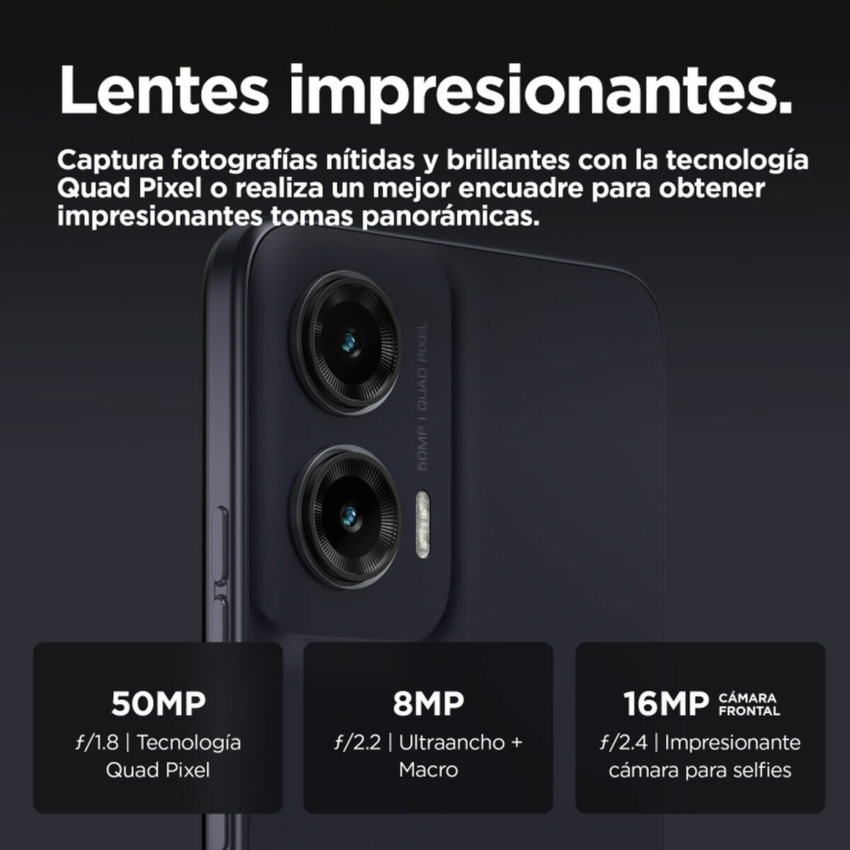 Smartphone Motorola G35 5G 8 GB RAM 256 GB 6,72" Unisoc Black Grey-5