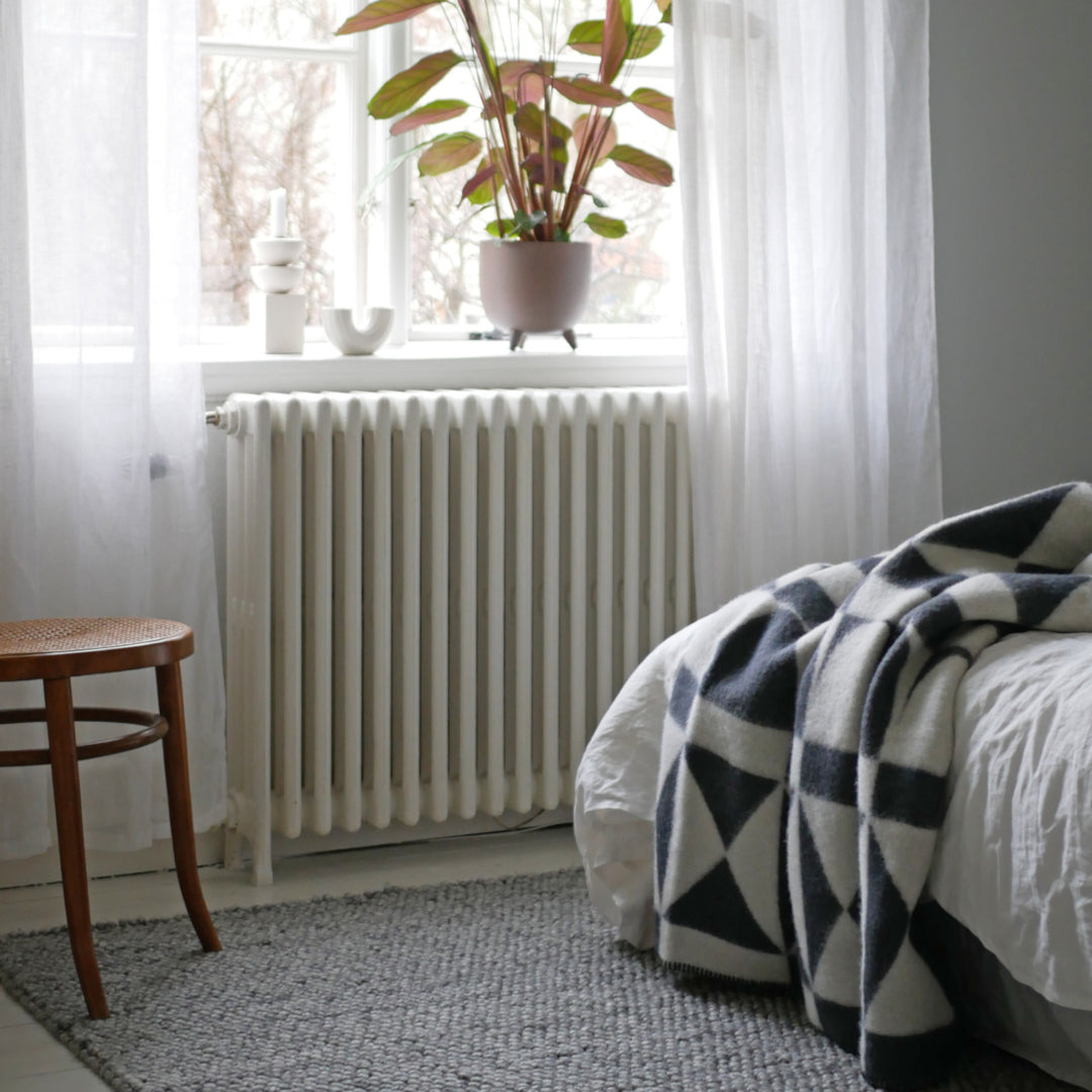 Bows Grå Pläd - Almedahls