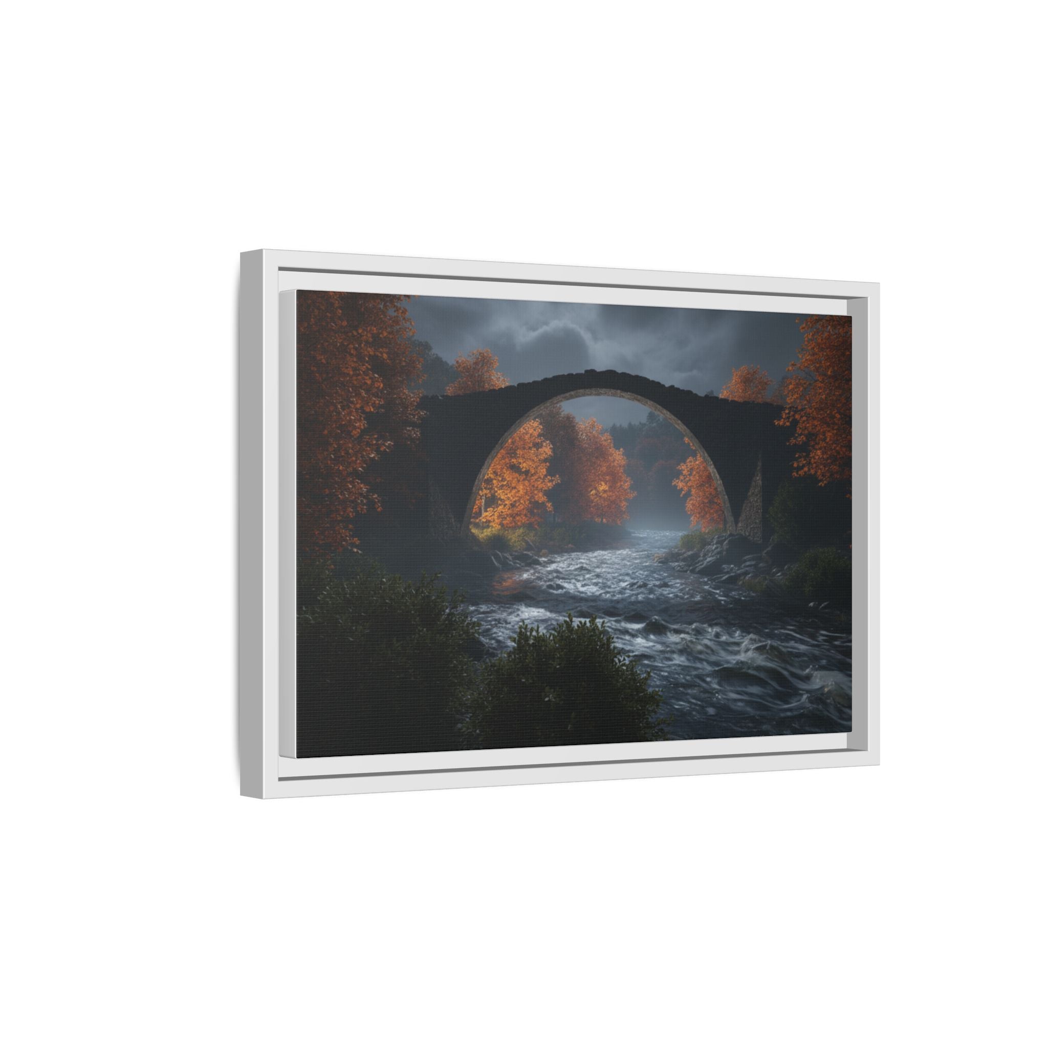 Framed Matte Canvas Print — Devil's Bridge