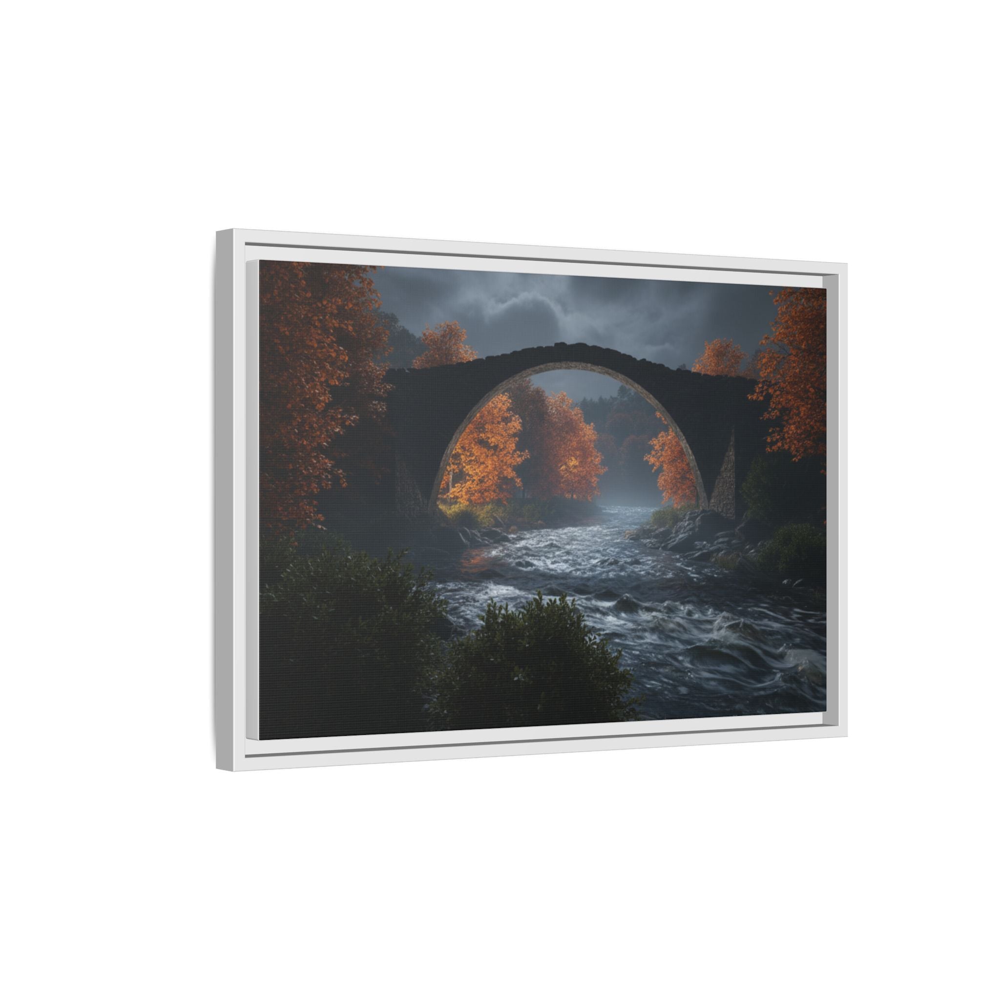 Framed Matte Canvas Print — Devil's Bridge
