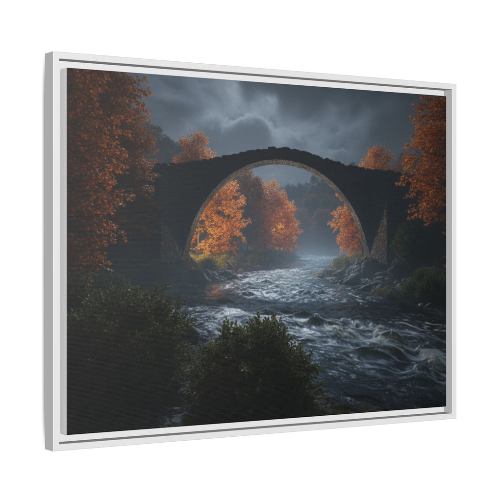 Framed Matte Canvas Print — Devil's Bridge