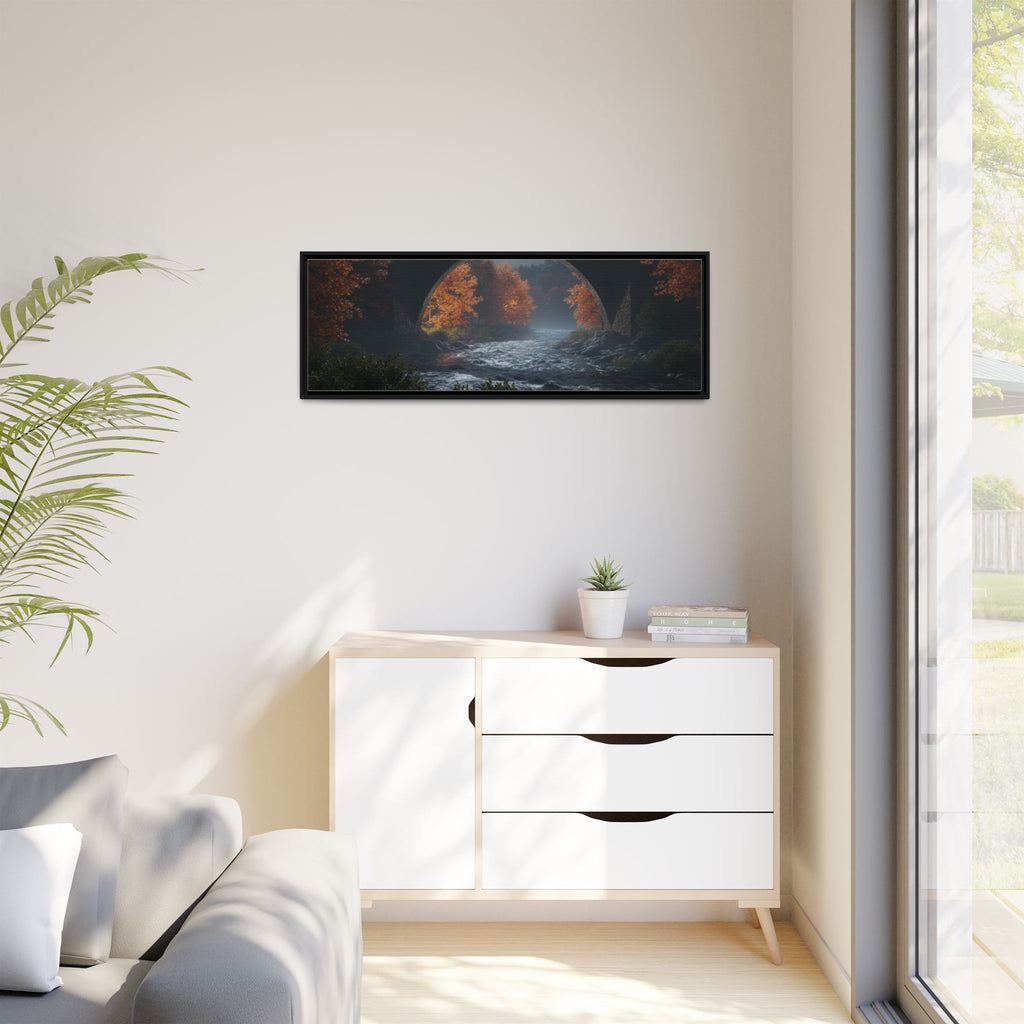 Framed Matte Canvas Print — Devil's Bridge