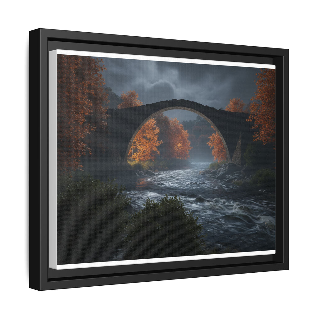 Framed Matte Canvas Print — Devil's Bridge