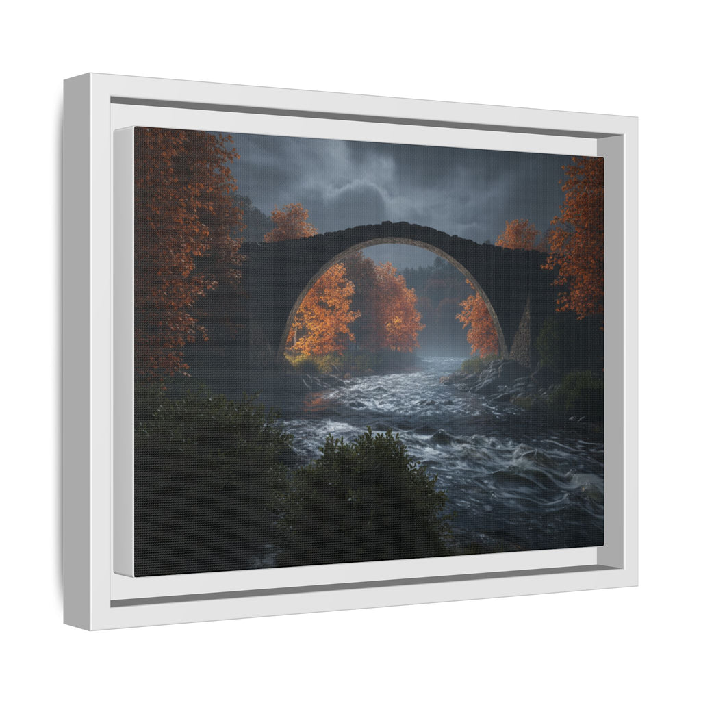Framed Matte Canvas Print — Devil's Bridge