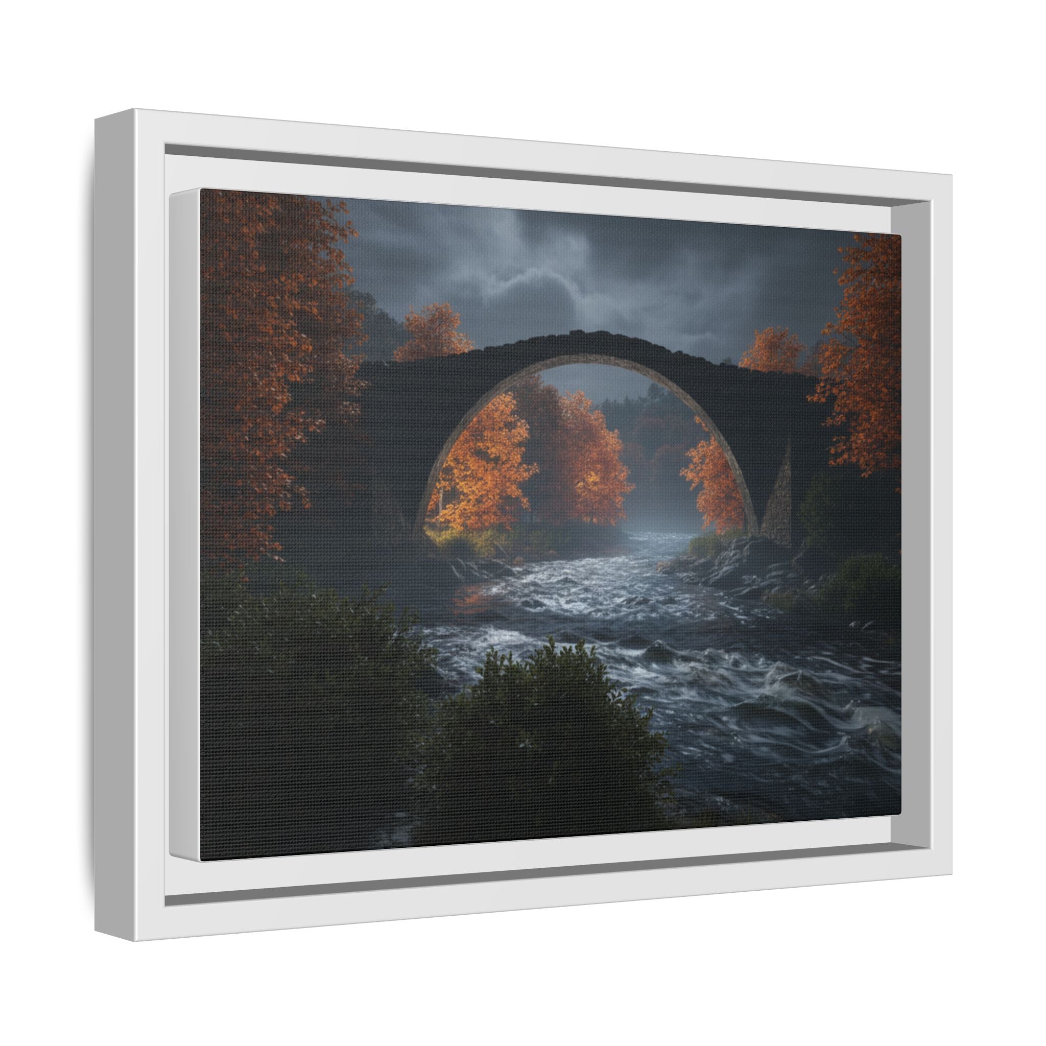 Framed Matte Canvas Print — Devil's Bridge