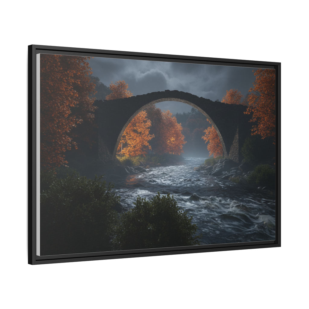 Framed Matte Canvas Print — Devil's Bridge
