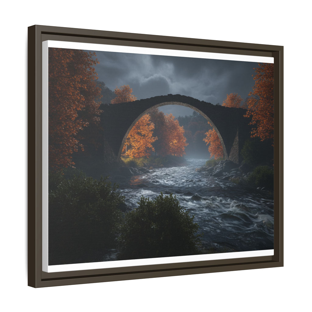 Framed Matte Canvas Print — Devil's Bridge