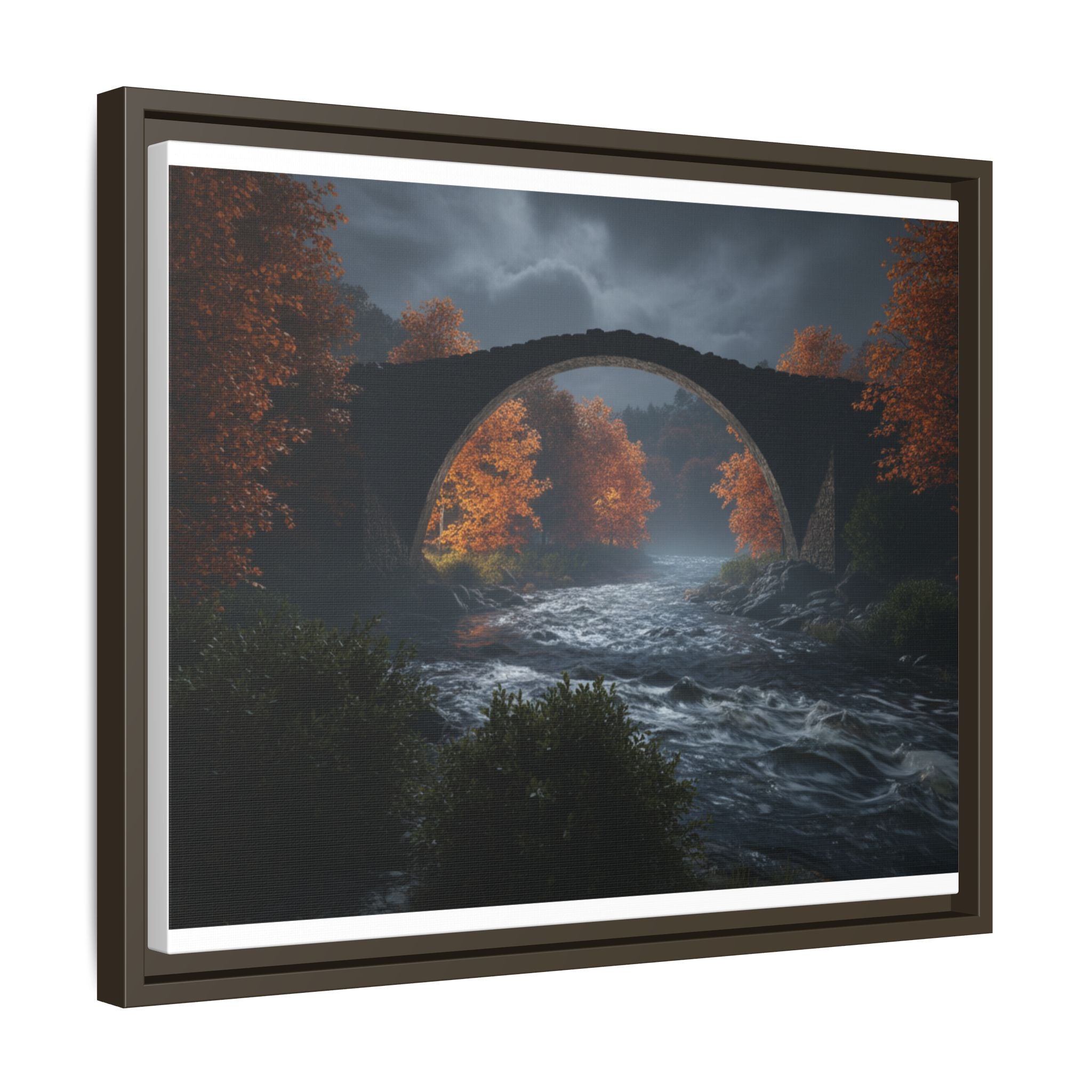Framed Matte Canvas Print — Devil's Bridge