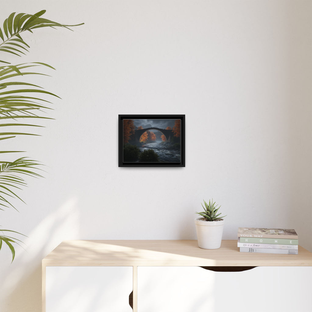 Framed Matte Canvas Print — Devil's Bridge