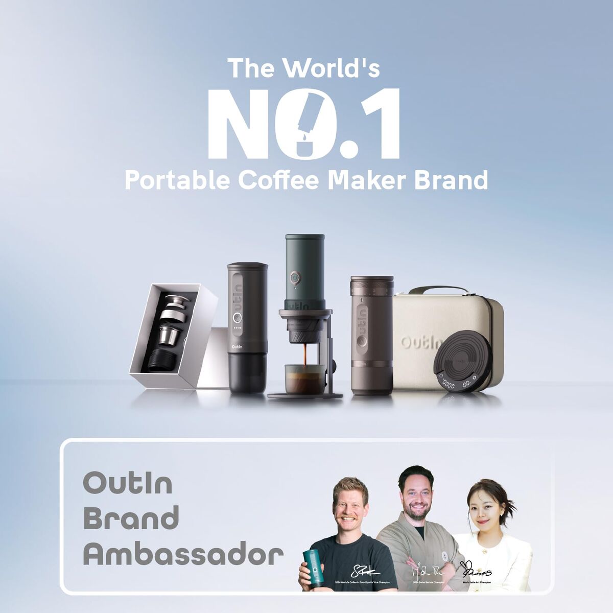 Universal support Outin NANO Black-1