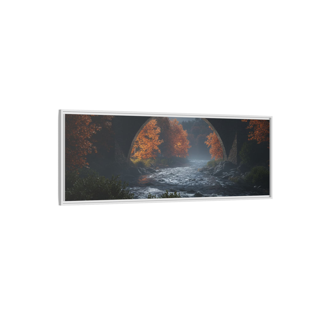 Framed Matte Canvas Print — Devil's Bridge