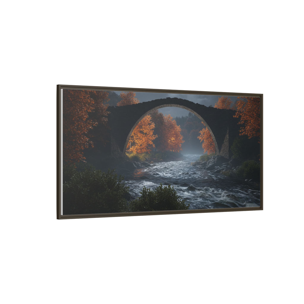Framed Matte Canvas Print — Devil's Bridge