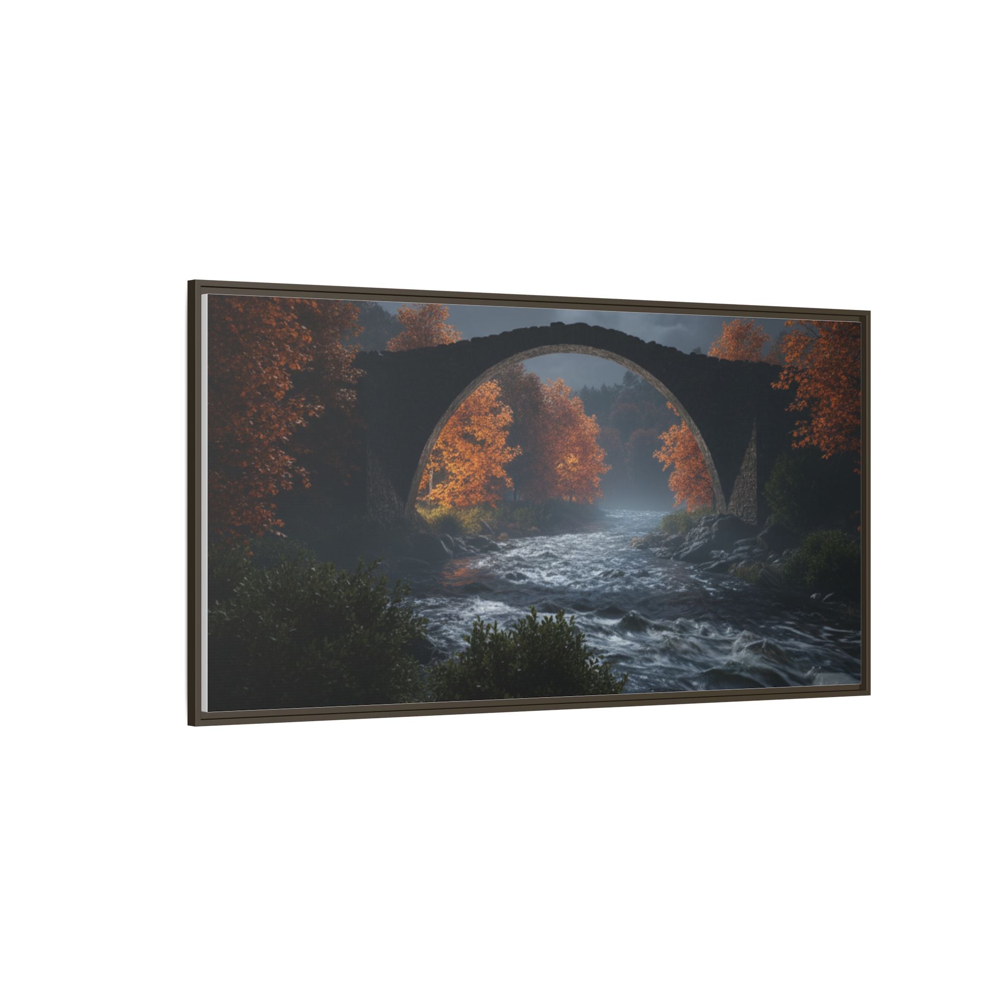 Framed Matte Canvas Print — Devil's Bridge