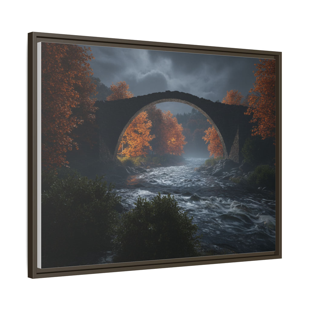 Framed Matte Canvas Print — Devil's Bridge