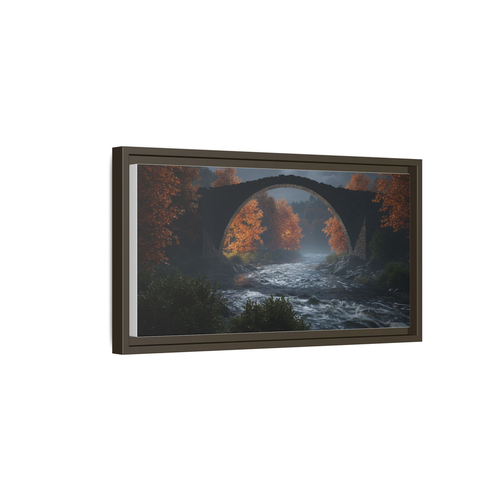 Framed Matte Canvas Print — Devil's Bridge