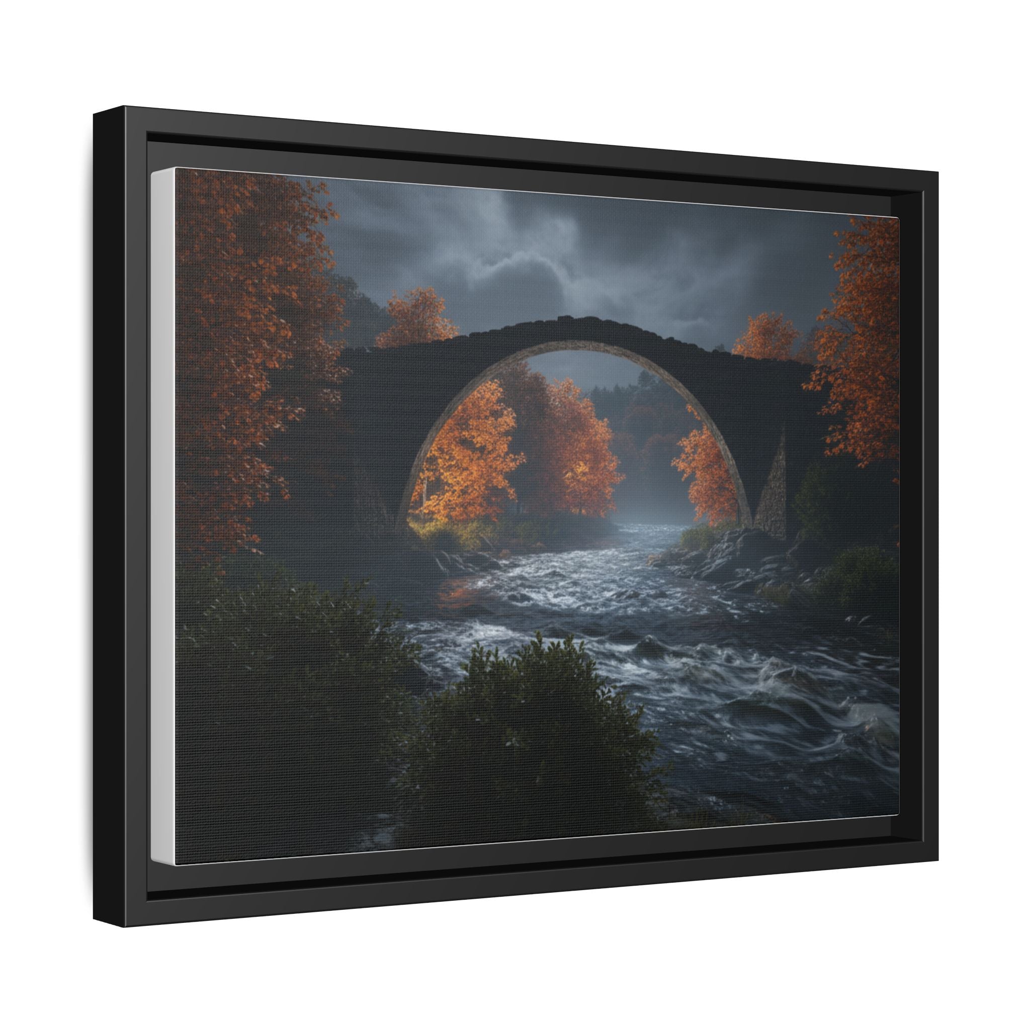 Framed Matte Canvas Print — Devil's Bridge