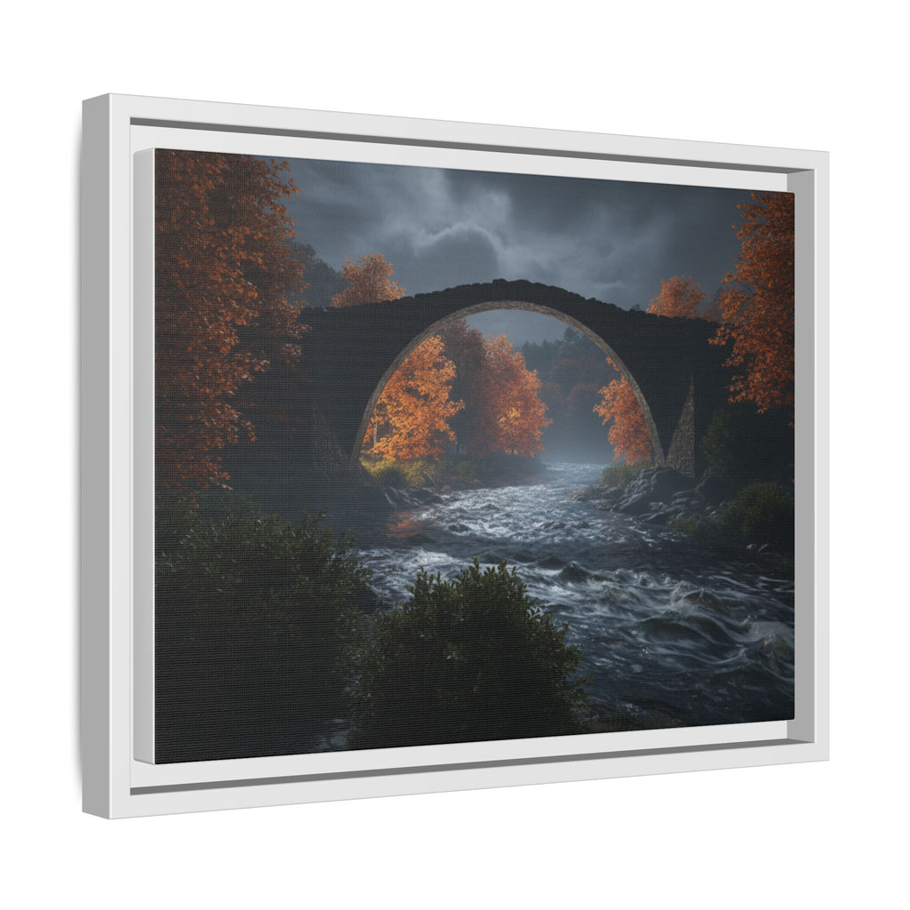 Framed Matte Canvas Print — Devil's Bridge