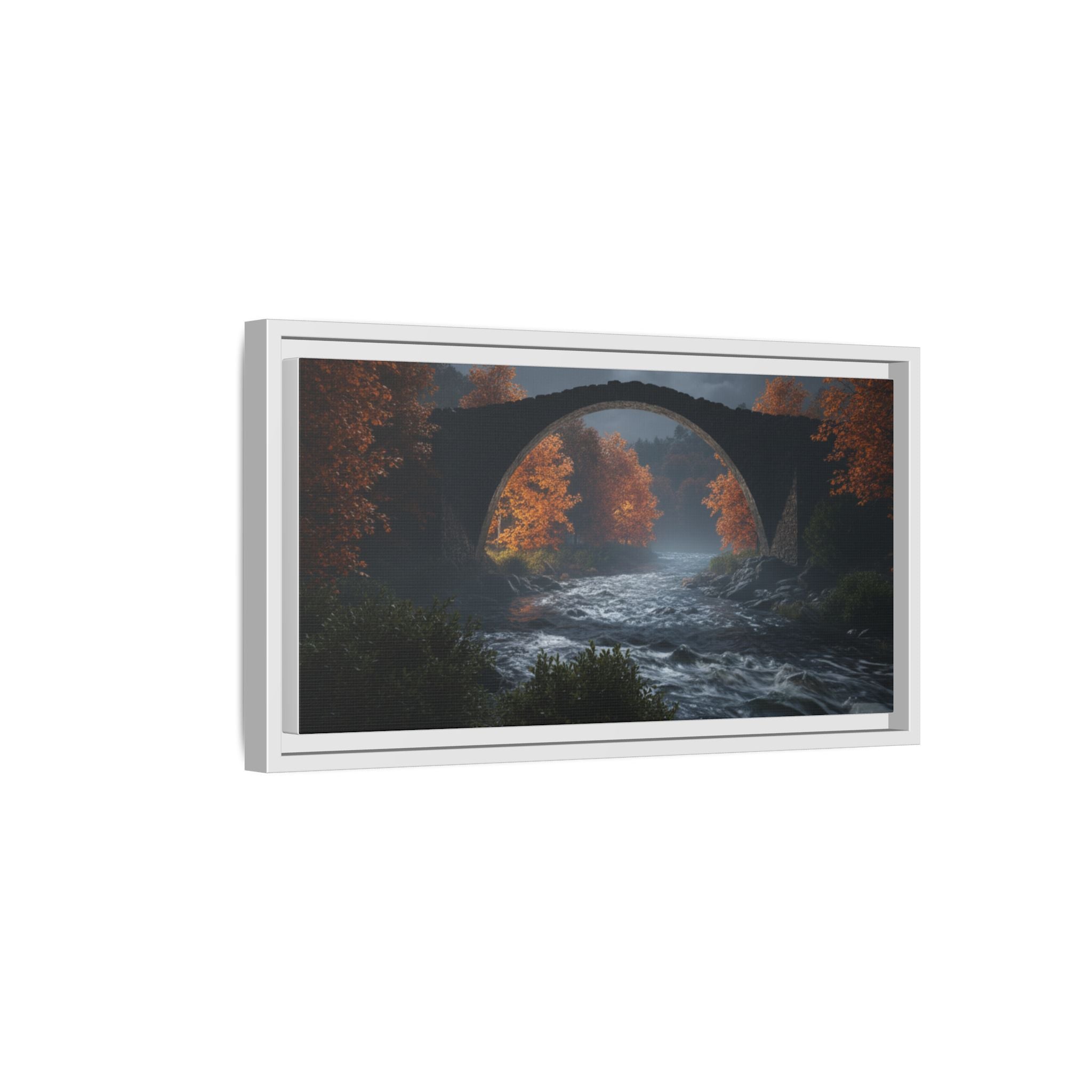 Framed Matte Canvas Print — Devil's Bridge