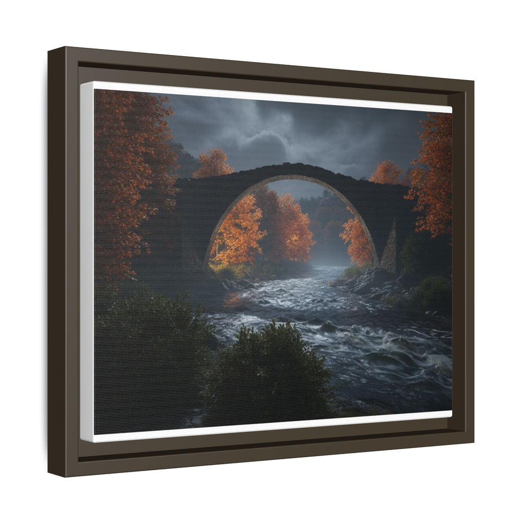 Framed Matte Canvas Print — Devil's Bridge