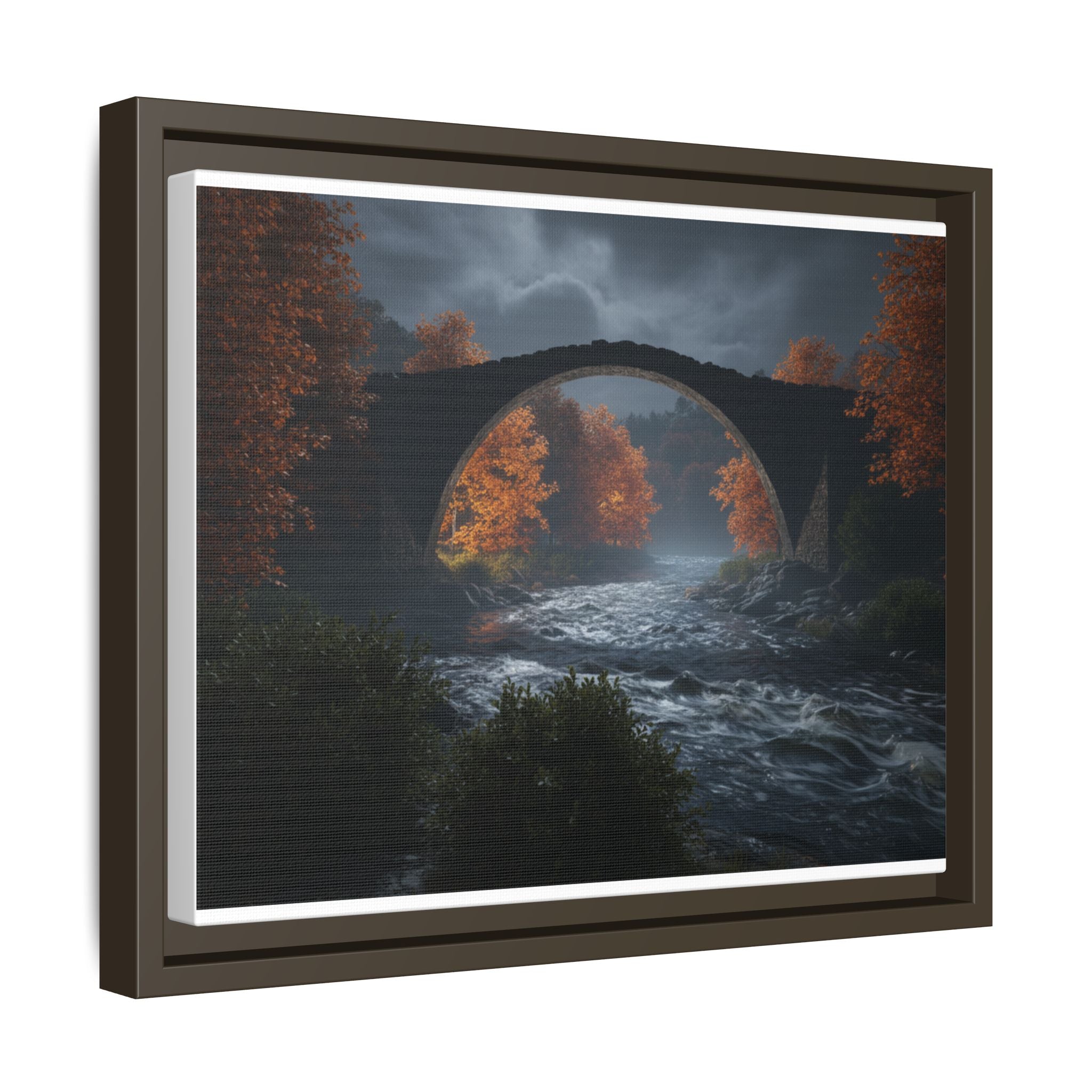 Framed Matte Canvas Print — Devil's Bridge