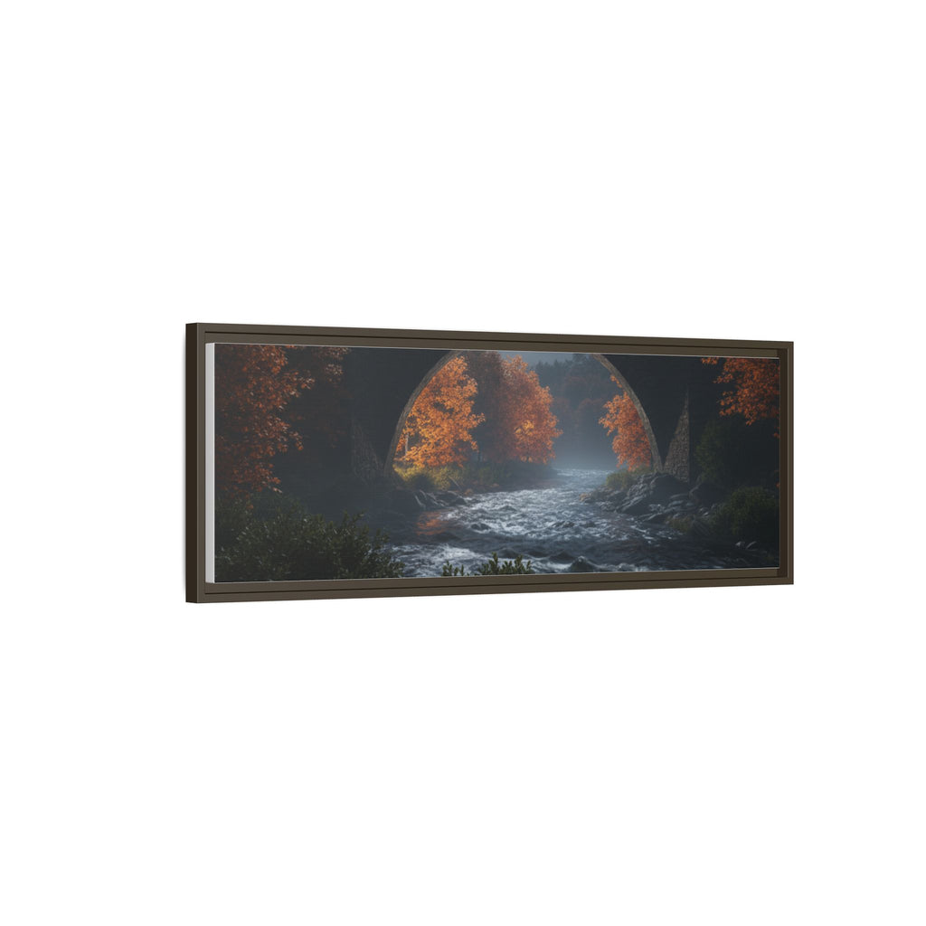 Framed Matte Canvas Print — Devil's Bridge