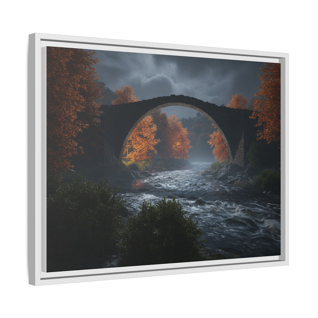 Framed Matte Canvas Print — Devil's Bridge