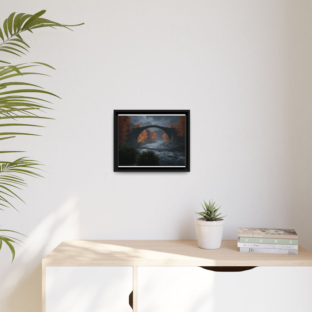 Framed Matte Canvas Print — Devil's Bridge