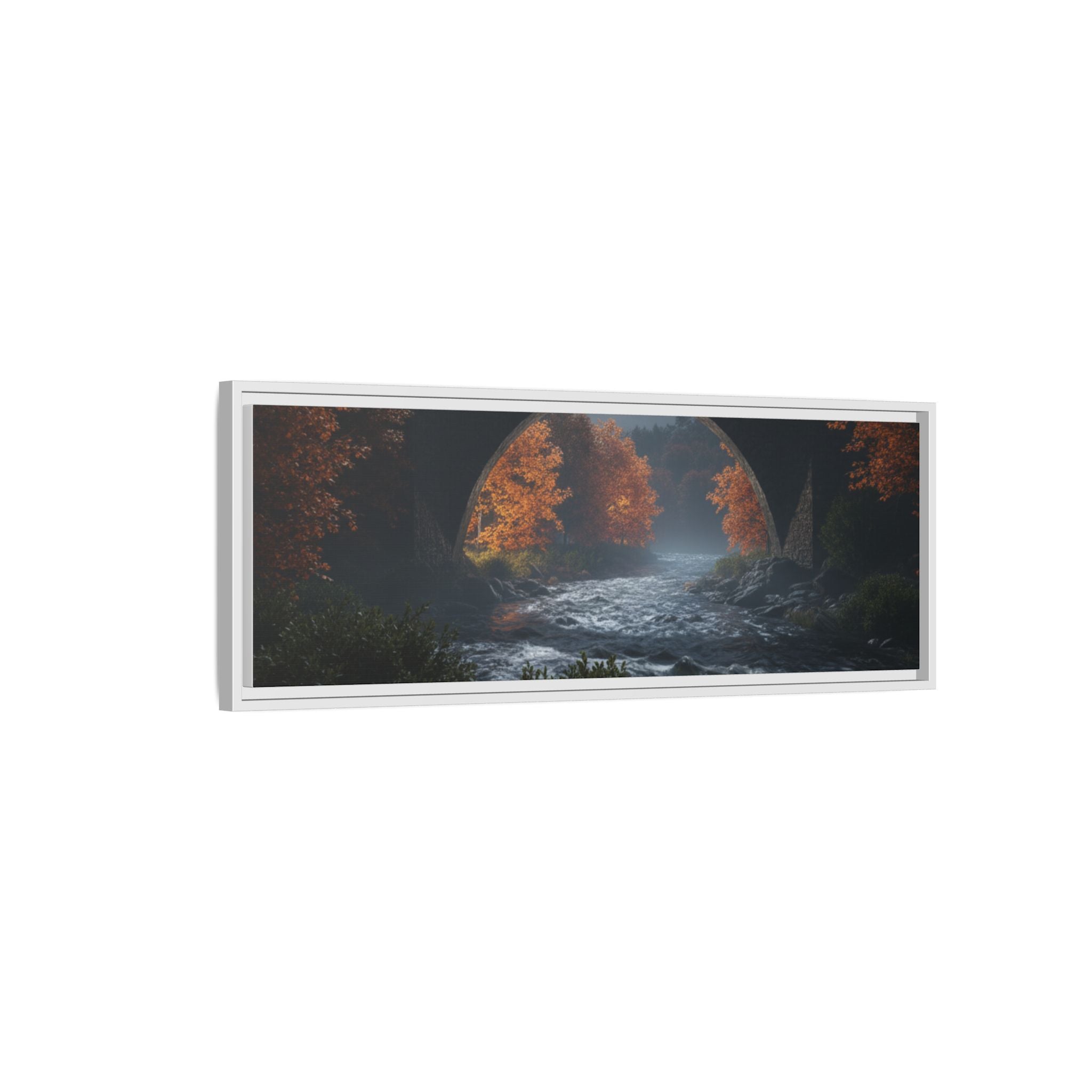 Framed Matte Canvas Print — Devil's Bridge