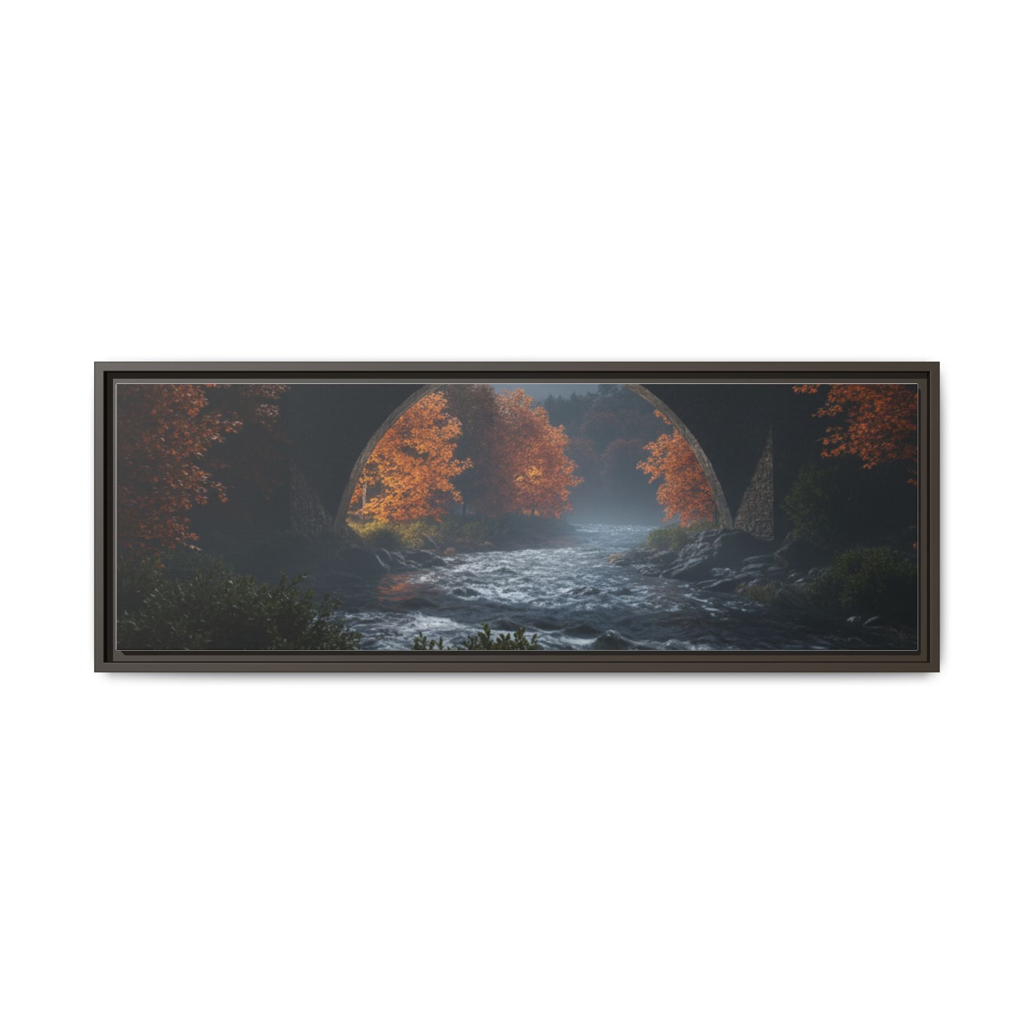 Framed Matte Canvas Print — Devil's Bridge