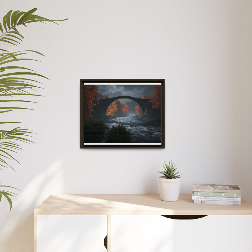 Framed Matte Canvas Print — Devil's Bridge