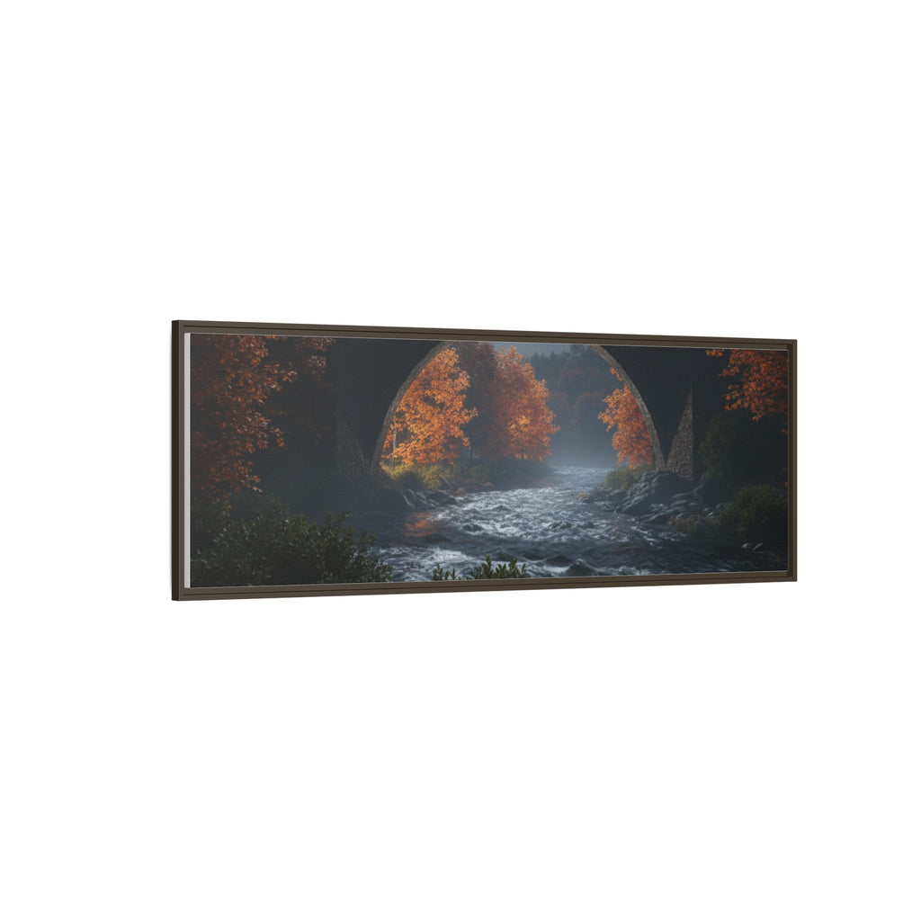 Framed Matte Canvas Print — Devil's Bridge