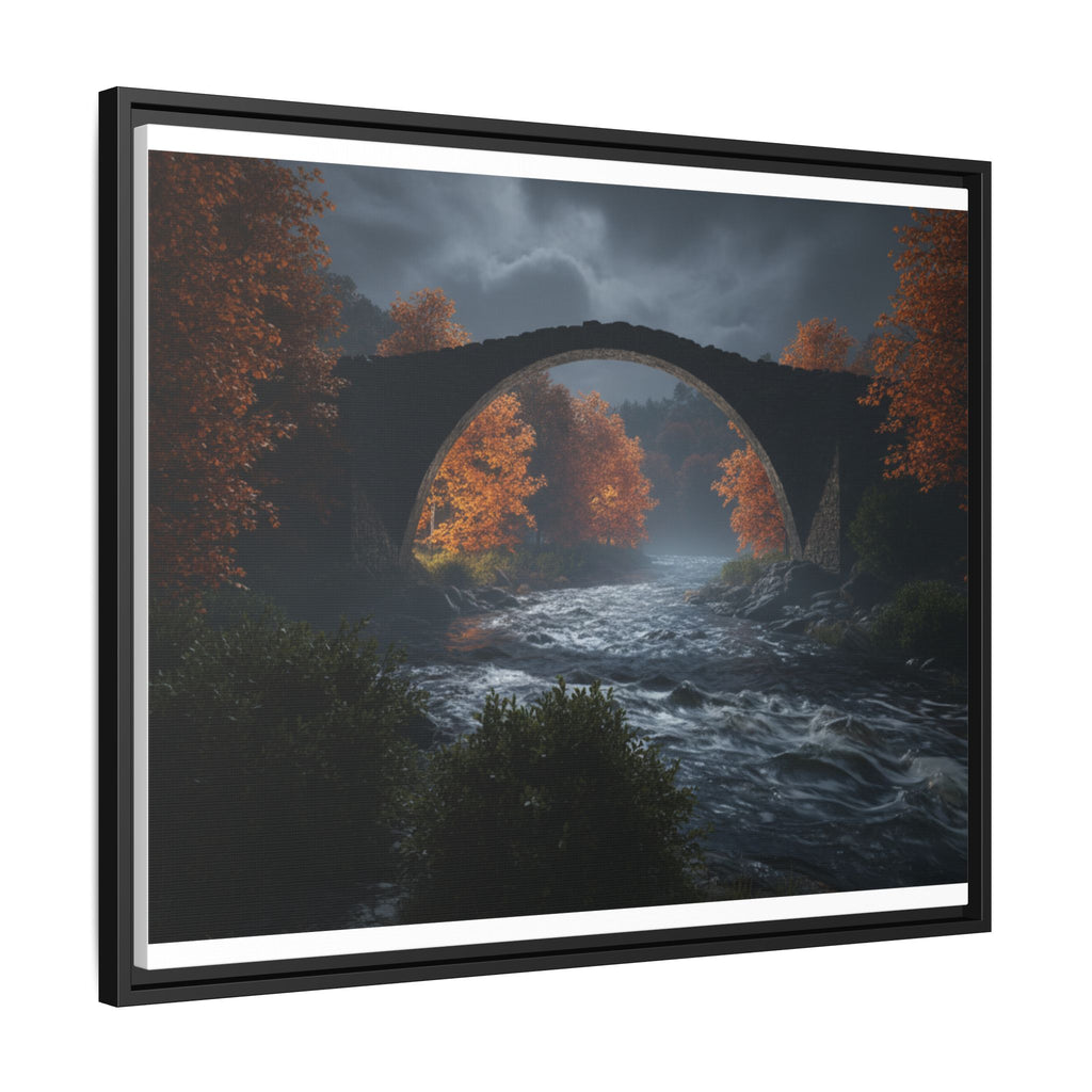 Framed Matte Canvas Print — Devil's Bridge