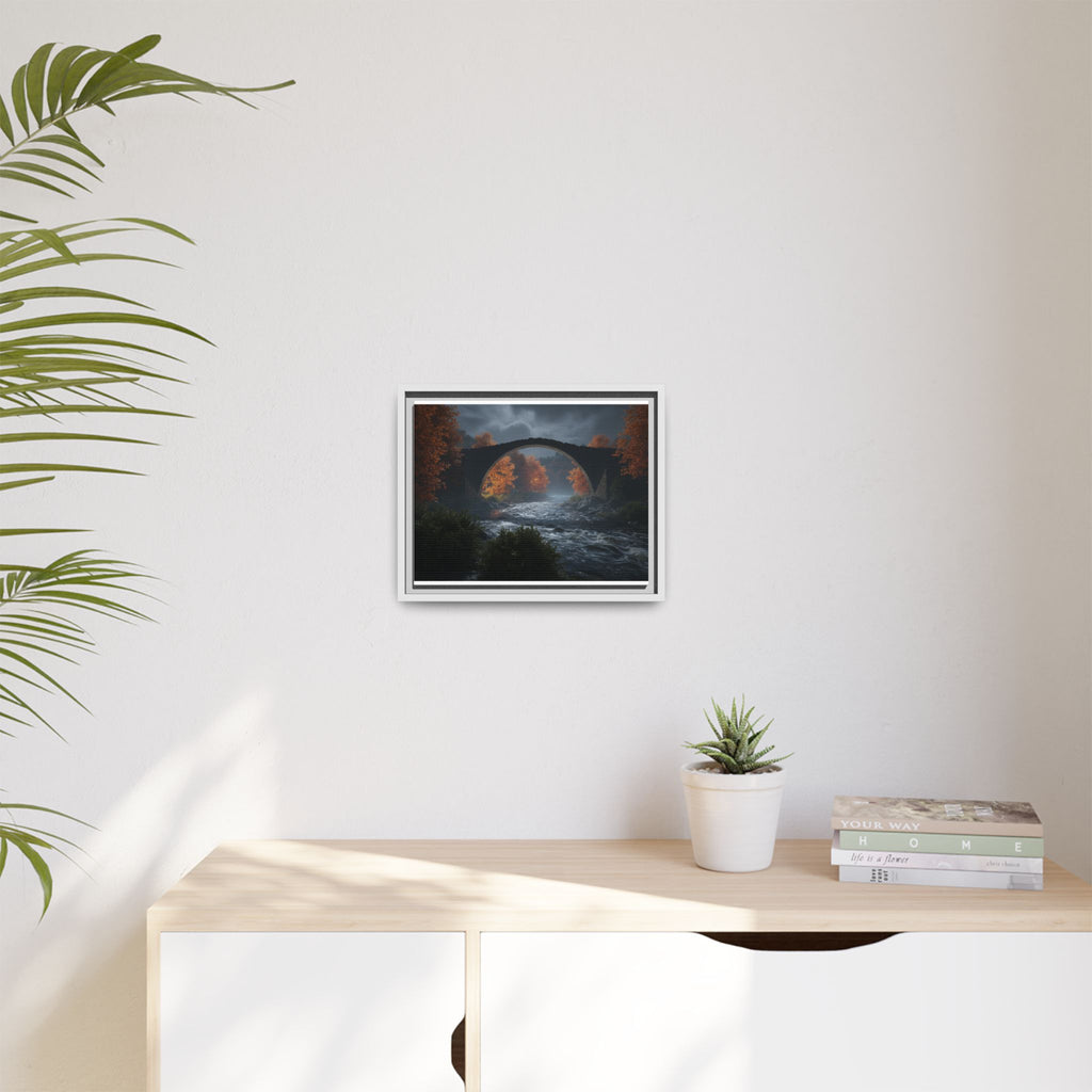 Framed Matte Canvas Print — Devil's Bridge