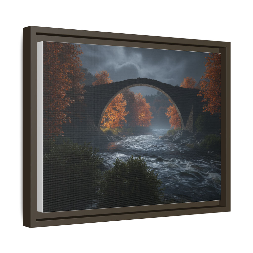 Framed Matte Canvas Print — Devil's Bridge