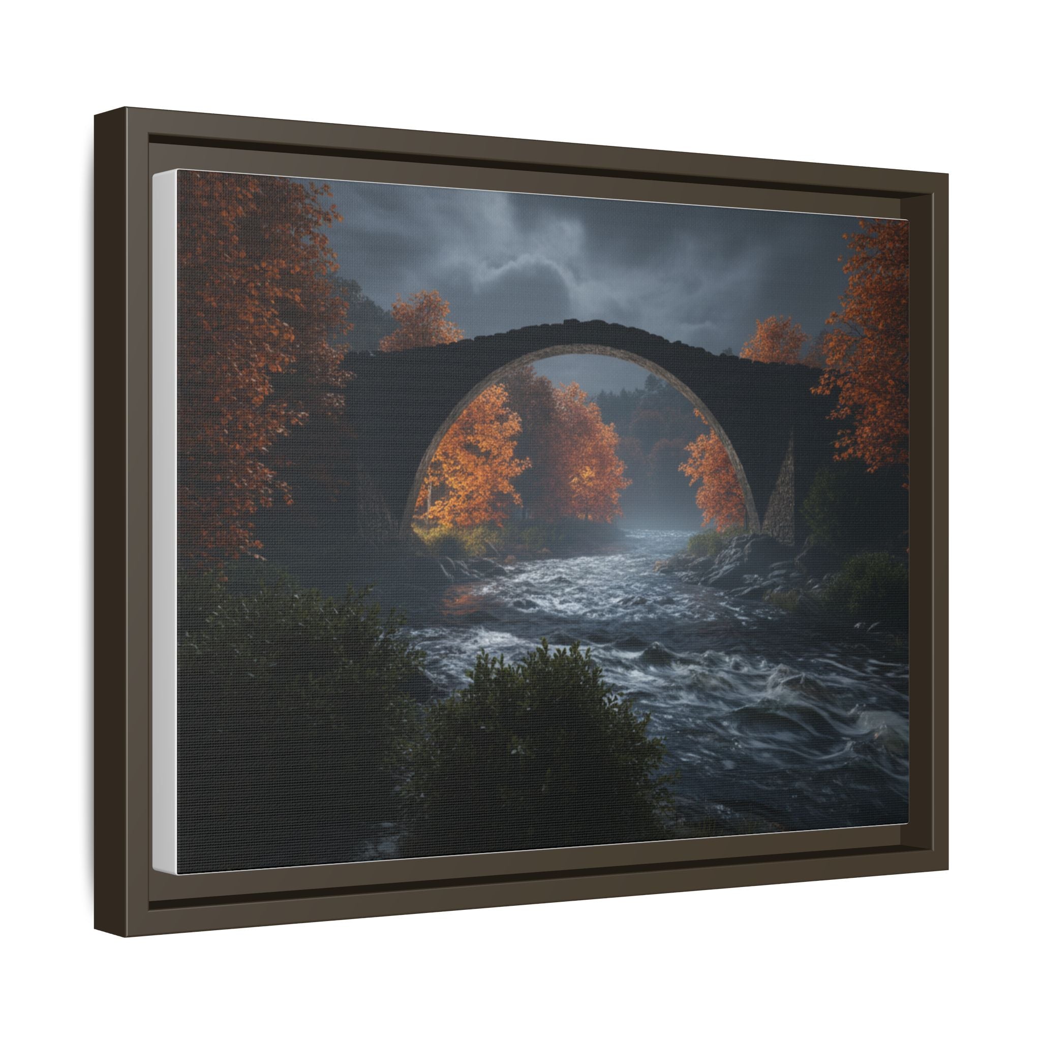 Framed Matte Canvas Print — Devil's Bridge