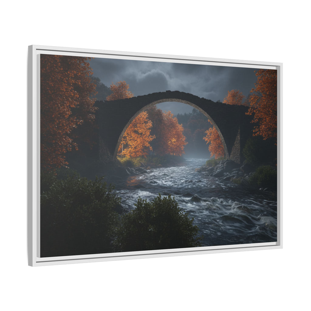 Framed Matte Canvas Print — Devil's Bridge