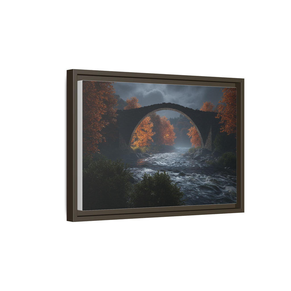 Framed Matte Canvas Print — Devil's Bridge