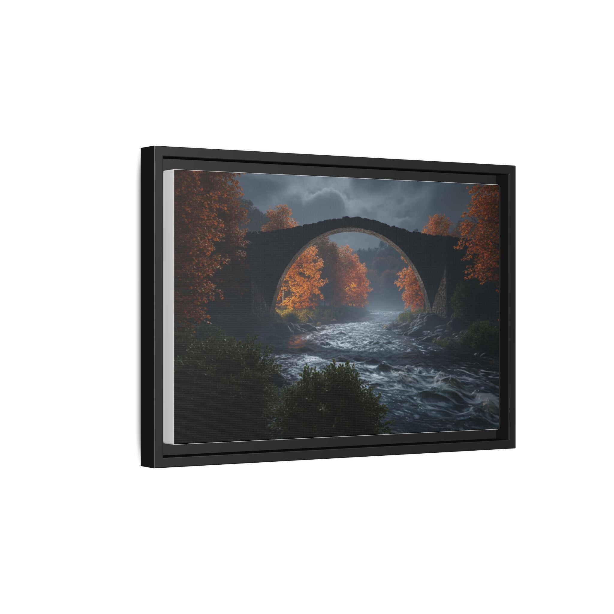 Framed Matte Canvas Print — Devil's Bridge