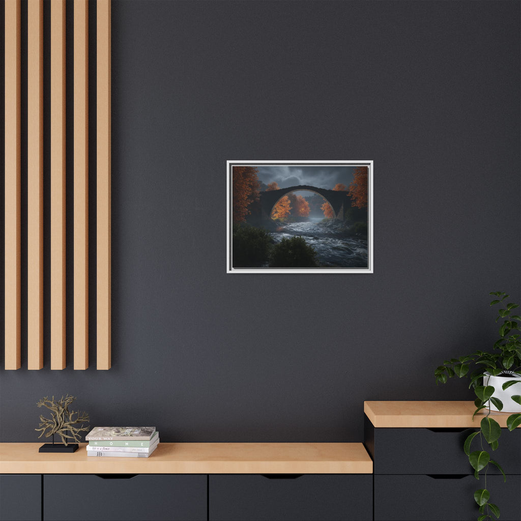 Framed Matte Canvas Print — Devil's Bridge