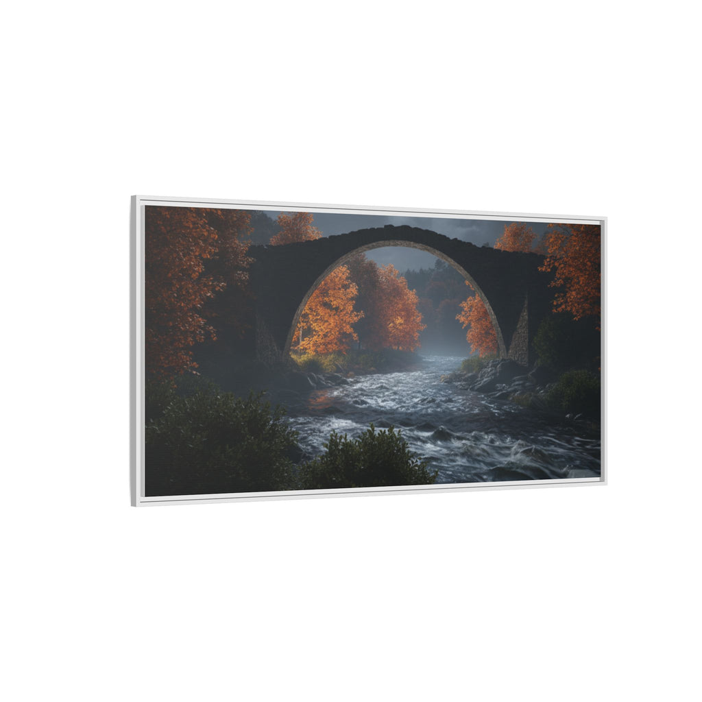 Framed Matte Canvas Print — Devil's Bridge