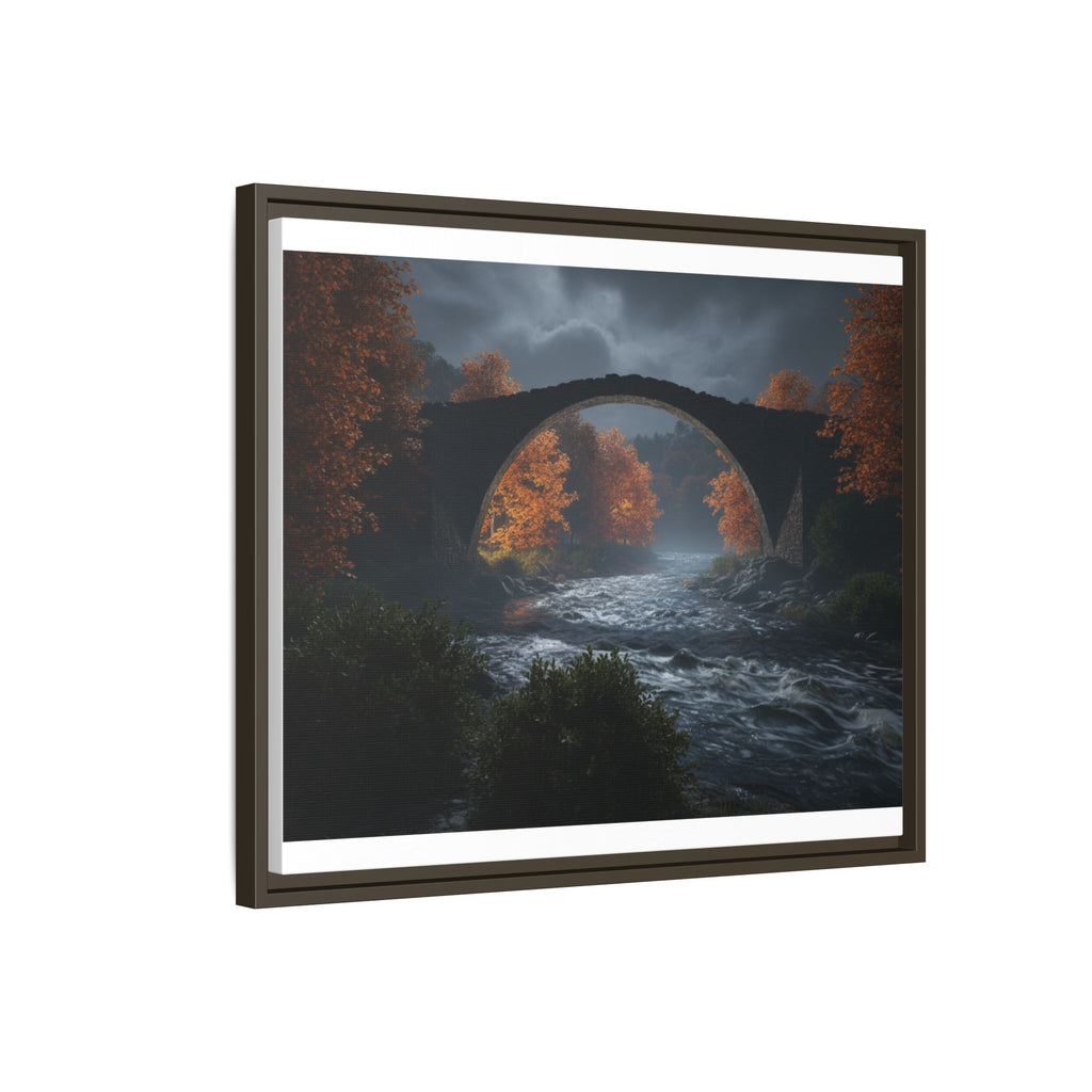 Framed Matte Canvas Print — Devil's Bridge