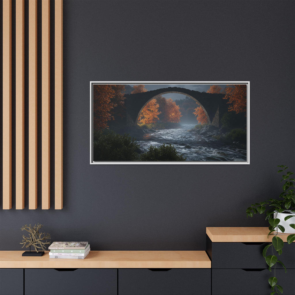 Framed Matte Canvas Print — Devil's Bridge