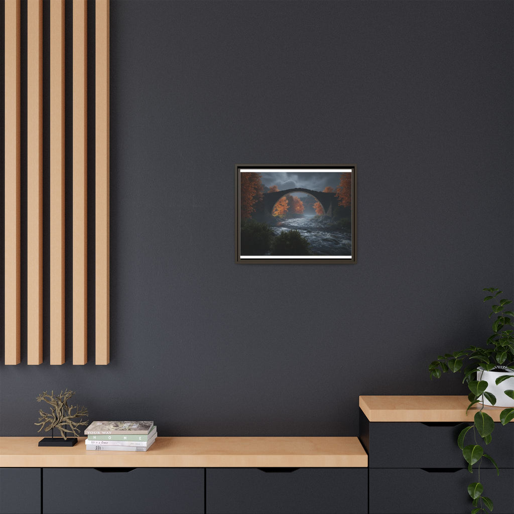 Framed Matte Canvas Print — Devil's Bridge