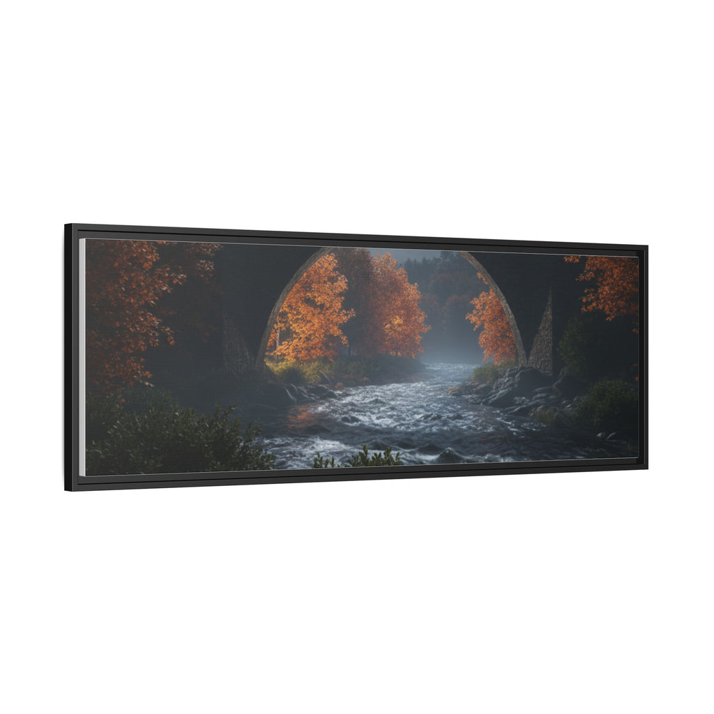 Framed Matte Canvas Print — Devil's Bridge