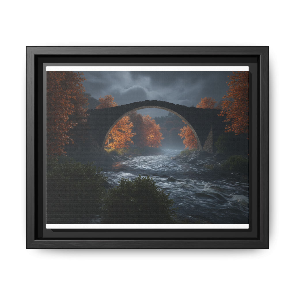 Framed Matte Canvas Print — Devil's Bridge