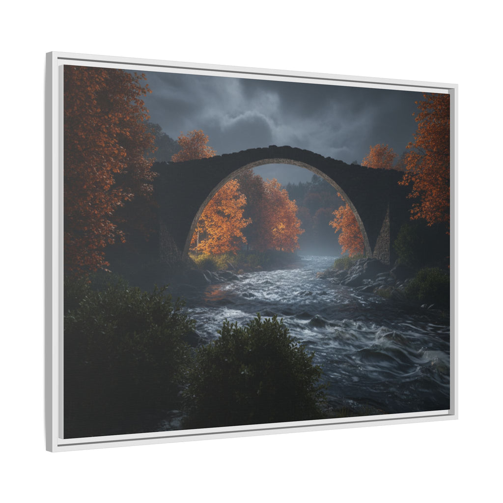 Framed Matte Canvas Print — Devil's Bridge