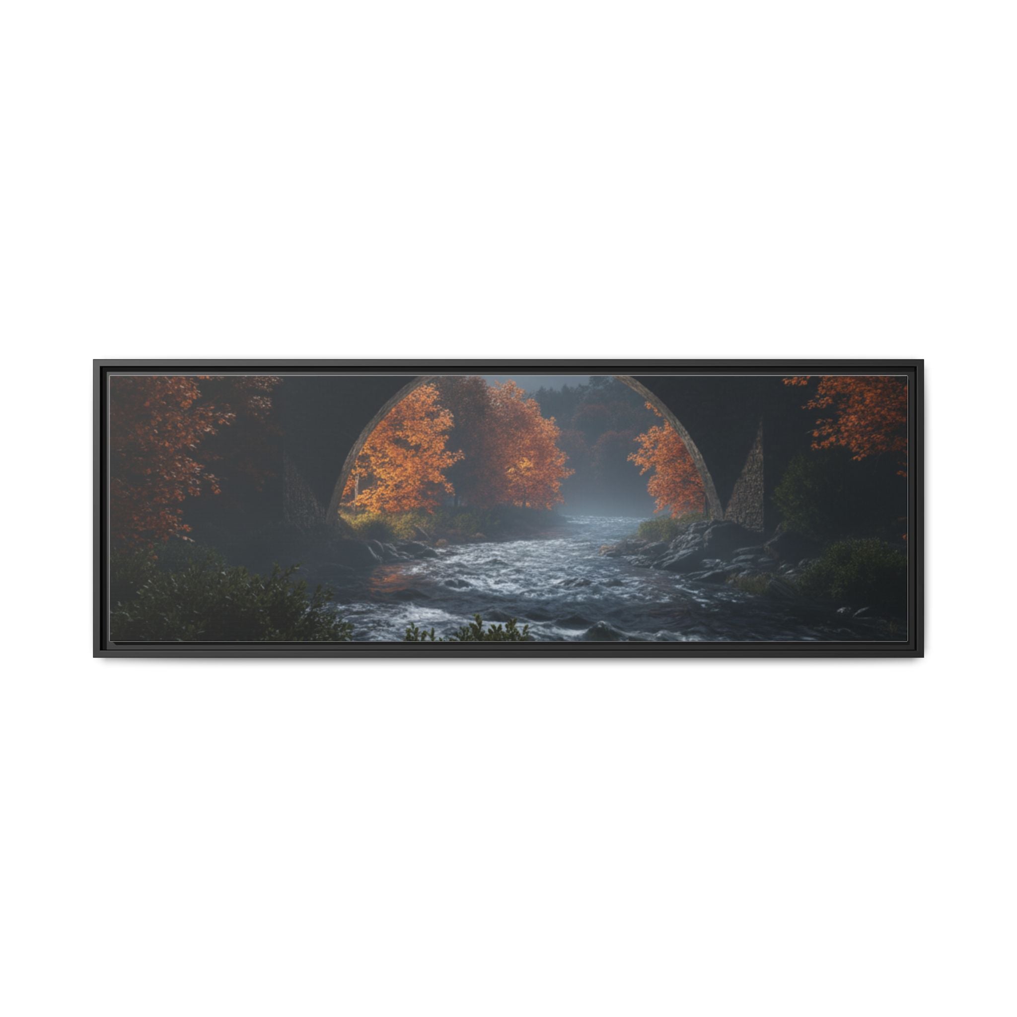 Framed Matte Canvas Print — Devil's Bridge